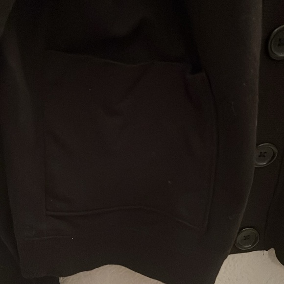 A.L.C Men Black Howling Wolf Button Down Sweater Size XS - Picture 3 of 7